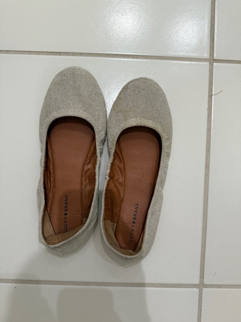 Lucky brand flats, size 7.5
